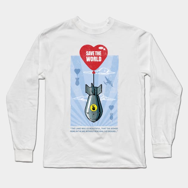 Save The World Long Sleeve T-Shirt by raise